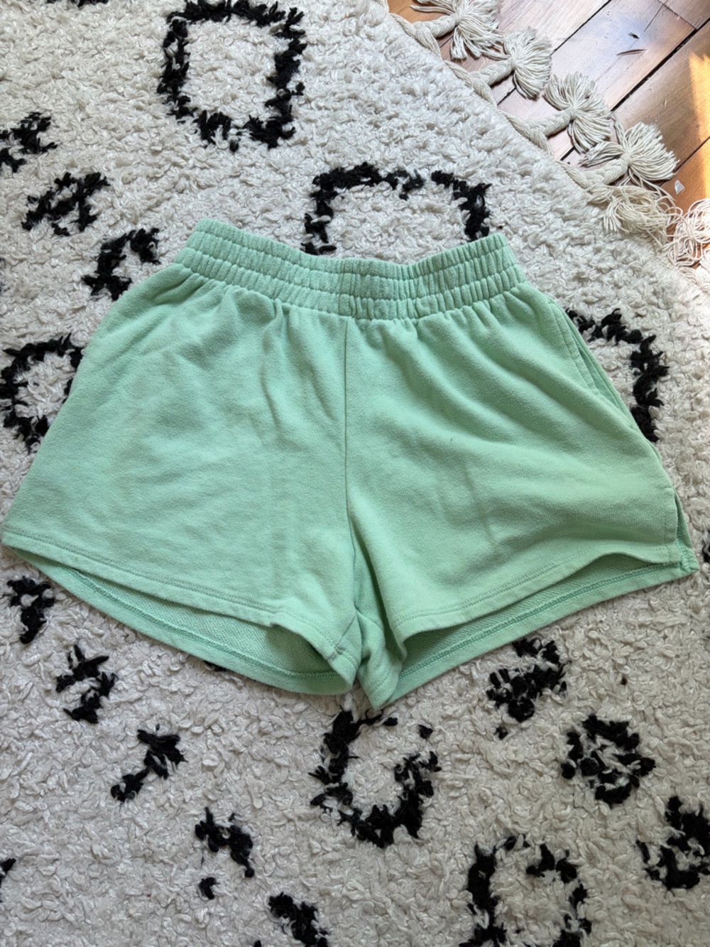 Light Mint Women’s Elastic-Waist Lounge Shorts